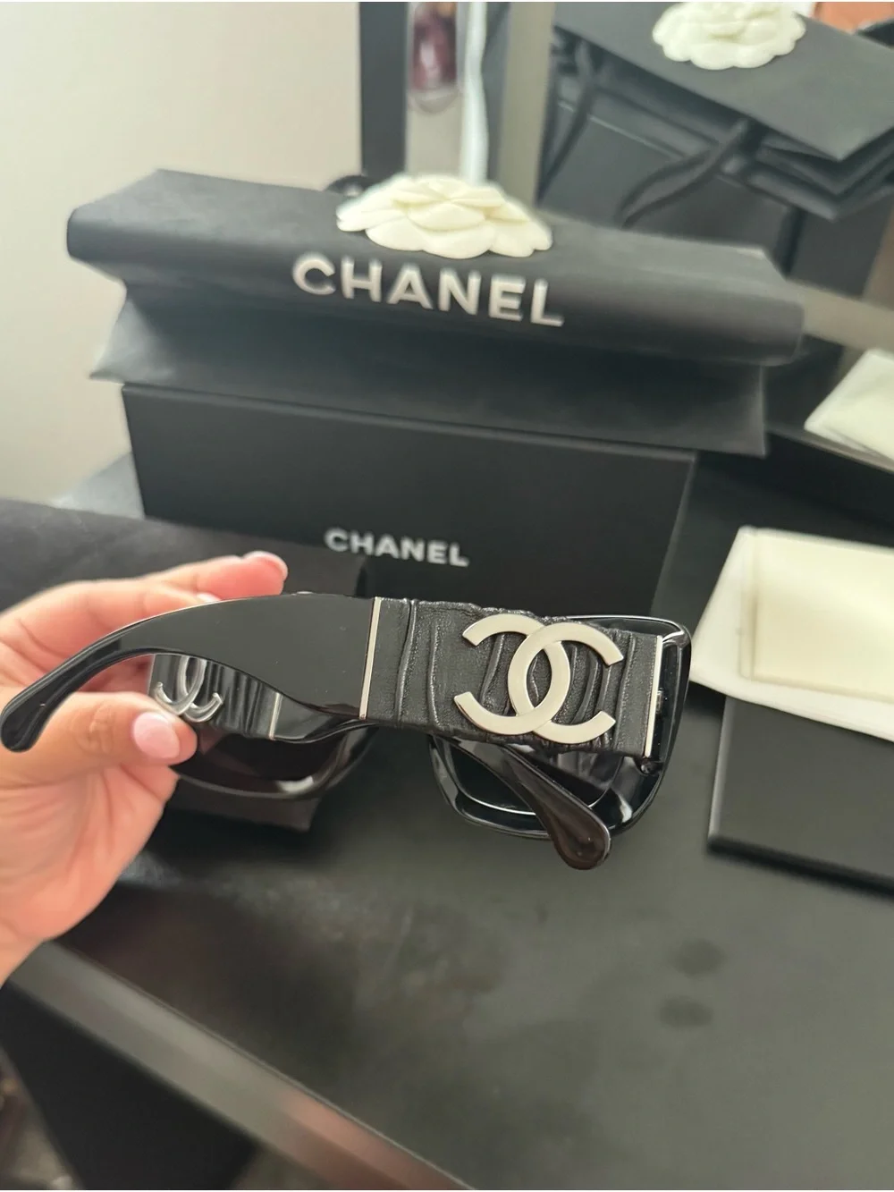 CHANEL oversized sunnies care